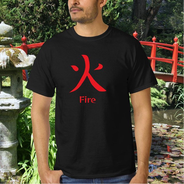 Fire Japanese Kanji T-Shirt (Creator Uploaded)