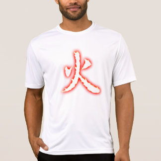 Fire Kanji Men's Micro Fibre T-Shirt
