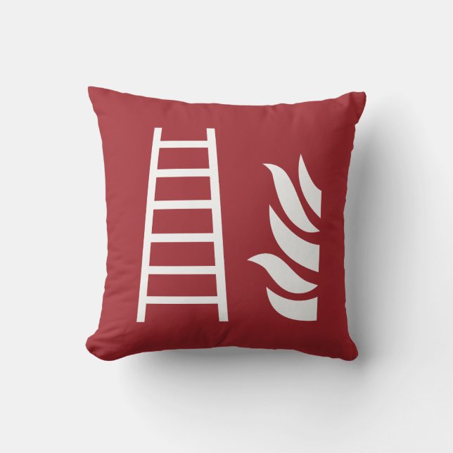 Fire Ladder Safety Sign Cushion (Front)