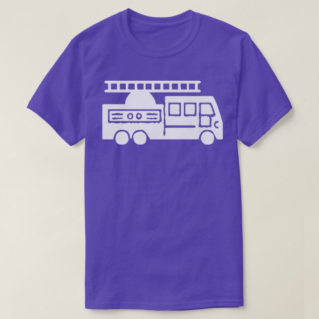 Fire Ladder Truck  T-Shirt (Design Front)