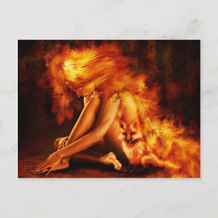 Fire Lady Postcard