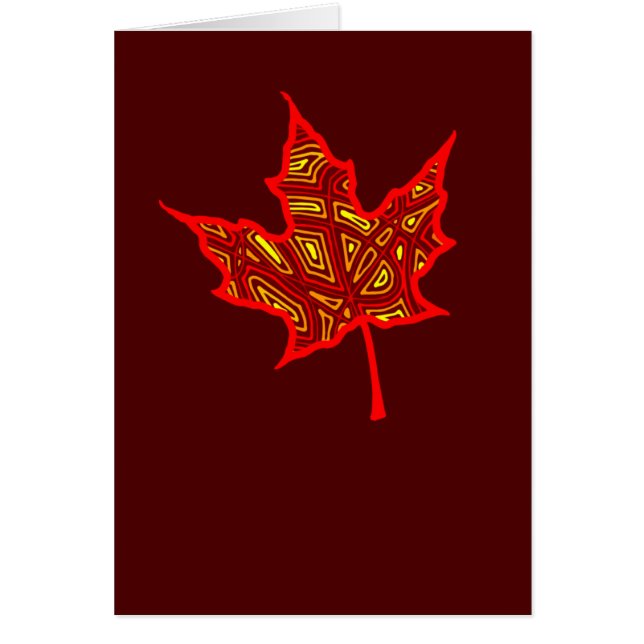 Fire Leaf Card (Front)