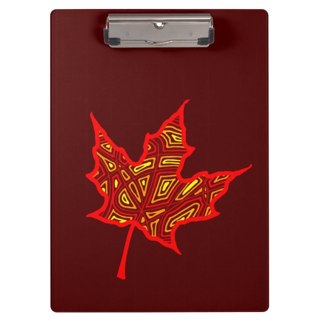 Fire Leaf Clipboard (Front)