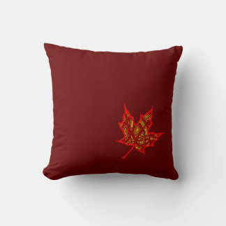 Fire Leaf Cushion