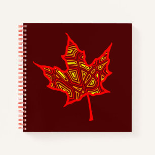 Fire Leaf Notebook
