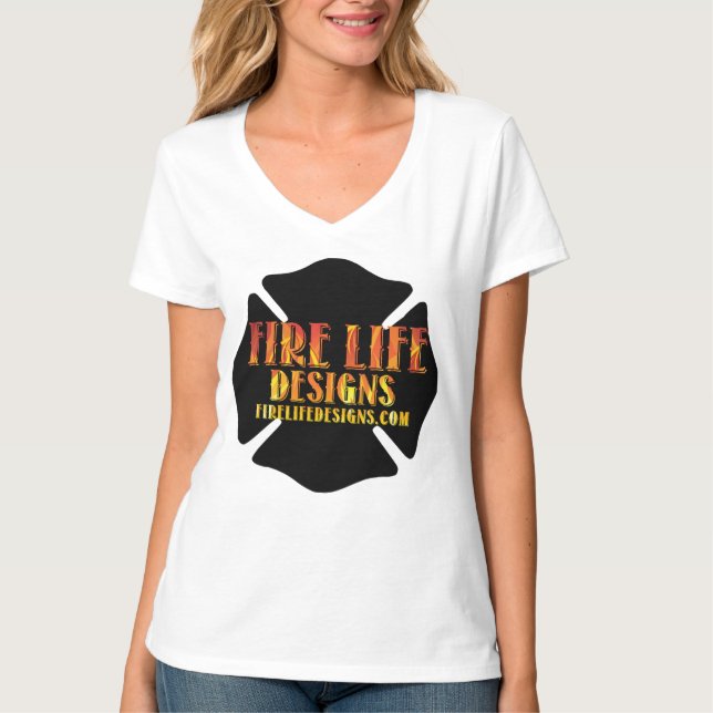 FIRE LIFE DESIGN CO [logo 1] T-Shirt (Front)