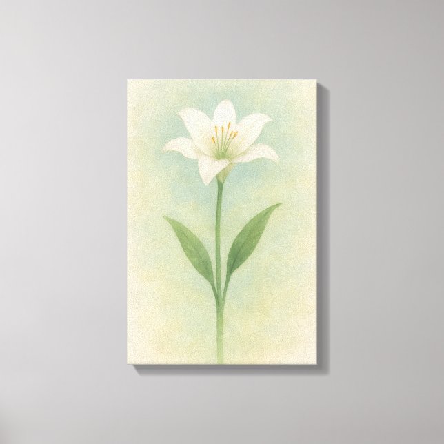 Fire Lily Canvas Print (Front)