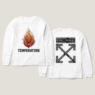 Fire Line Temperature Streetwear Shirt