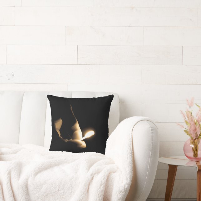 Fire Lit Match Cushion (Couch)