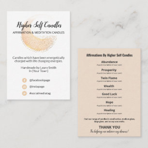 Fire Logo Soap And Candle Product Range Card