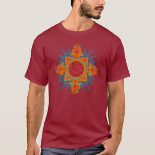 Fire-Lotus-Eye yantra T-Shirt