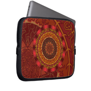 Fire Mandala Laptop Case