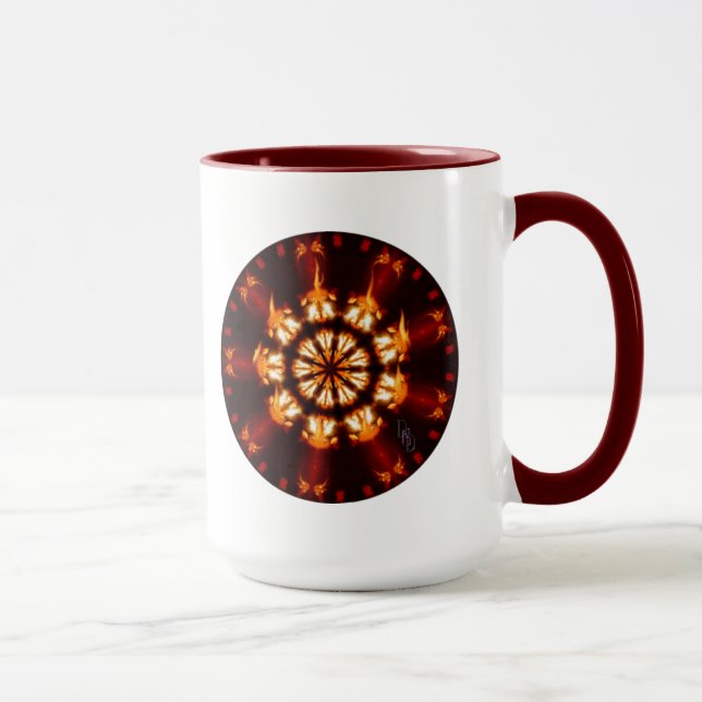 Fire Mandala Mug (Right)