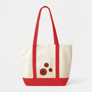 Fire Mandala Tote Bag