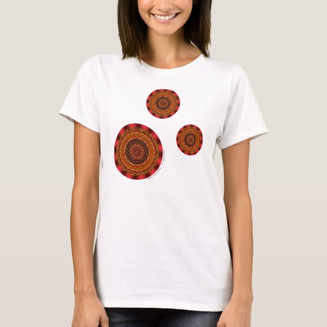 Fire Mandala Women's Light Shirt (Front)