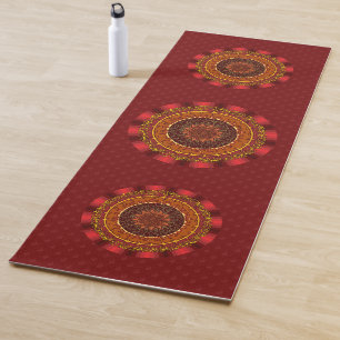 Fire Mandala Yoga Mat
