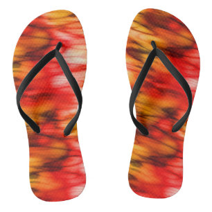 Fire Marble Abstract Jandals