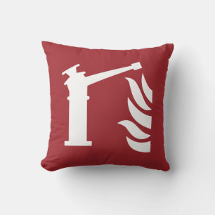 Fire Monitor Safety Sign Cushion