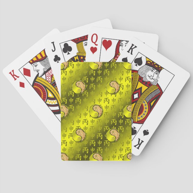 Fire Monkey Playing Cards (Back)