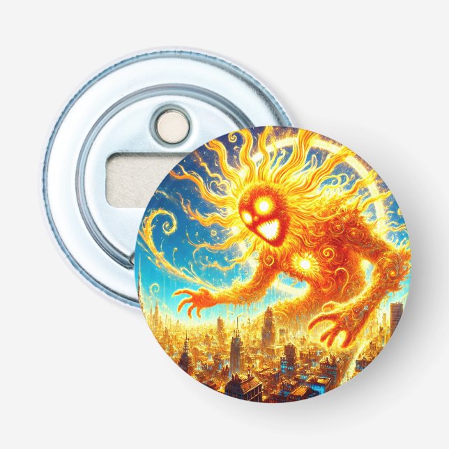 Fire Monster Bottle Opener (Front)