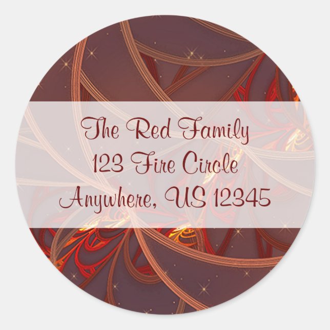 Fire Moon Envelope Seal (Front)