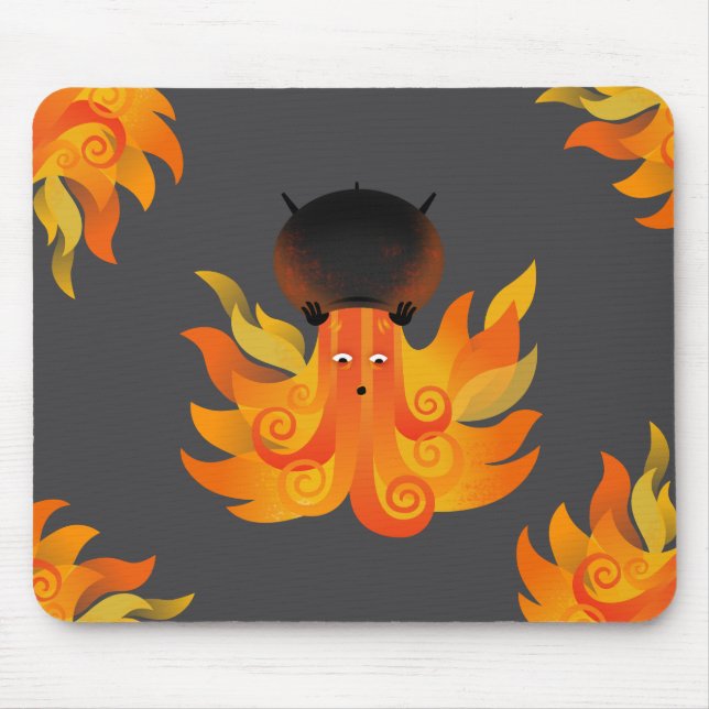 fire mouse pad (Front)