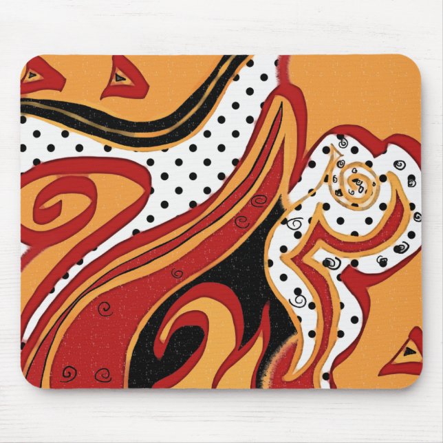 Fire Mouse Pad (Front)