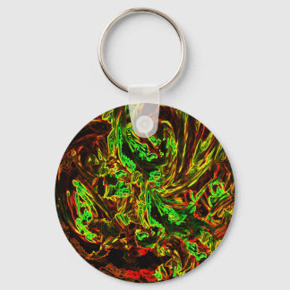 Fire of moon key ring