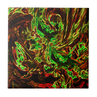 Fire of moon tile