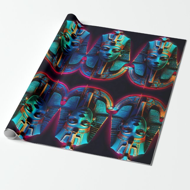 Fire of the Gods Wrapping Paper (Unrolled)