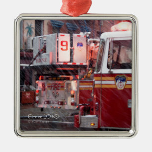Fire On 10th ST Metal Tree Decoration