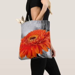 Fire on petals tote bag
