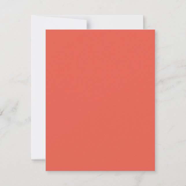 Fire Opal & Charcoal Flat Note Card – Customisable (Front)