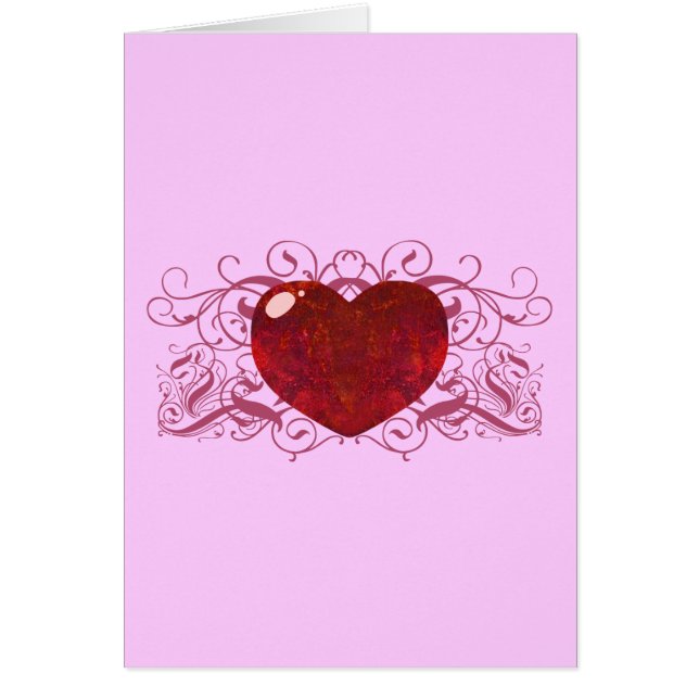 Fire Opal Heart (Front)