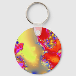 Fire Opal Key Ring