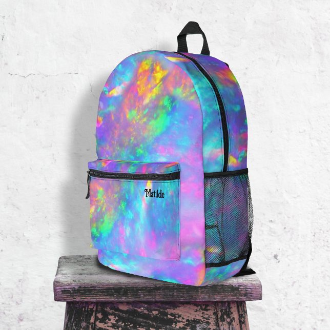 fire opal  printed backpack (Creator Uploaded)