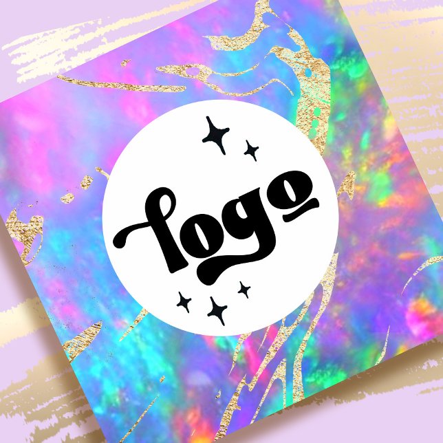 fire opal  square business card (Creator Uploaded)