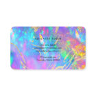 fire opal stone business card