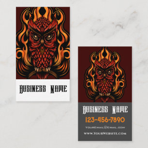 Fire Owl Business Card