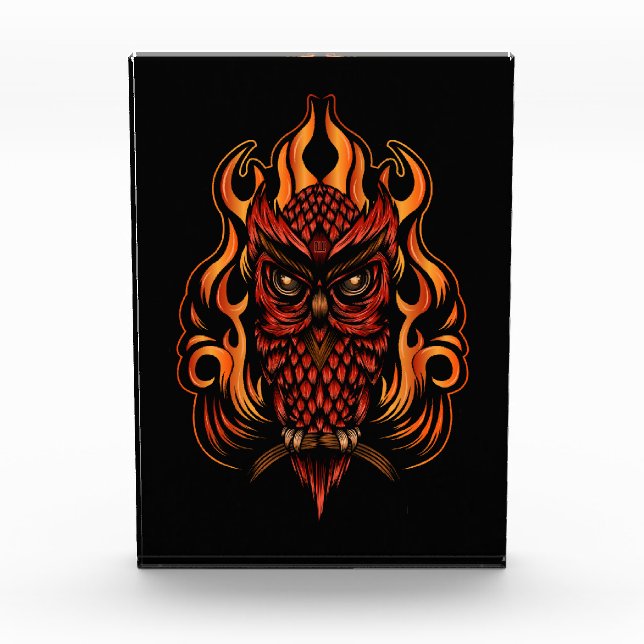 Fire Owl Photo Block (Front)