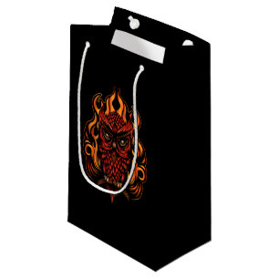 Fire Owl Small Gift Bag