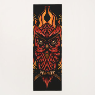 Fire Owl Yoga Mat