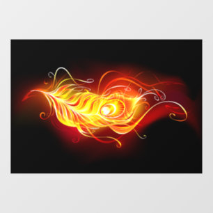 Fire Peacock Feather