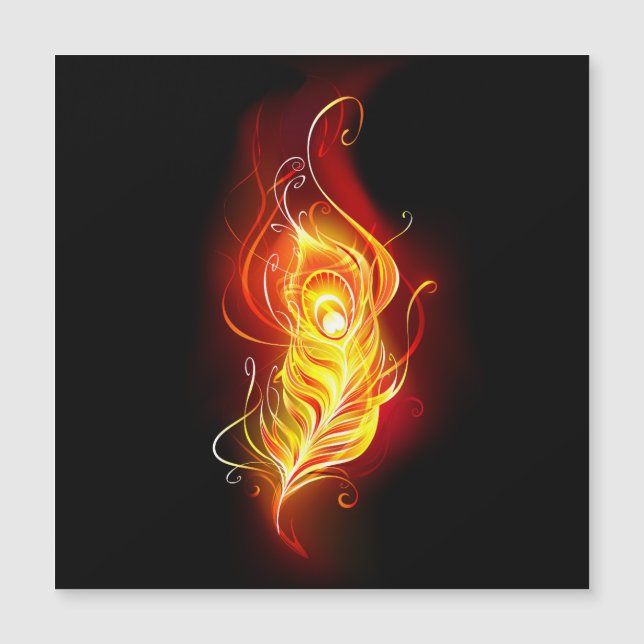 Fire Peacock Feather (Front)