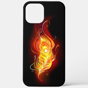 Fire Peacock Feather iPhone 12 Pro Max Case