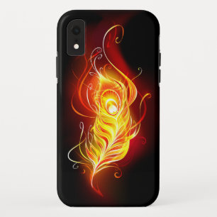 Fire Peacock Feather Case-Mate iPhone Case