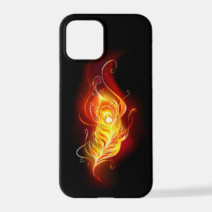Fire Peacock Feather iPhone 12 Pro Case