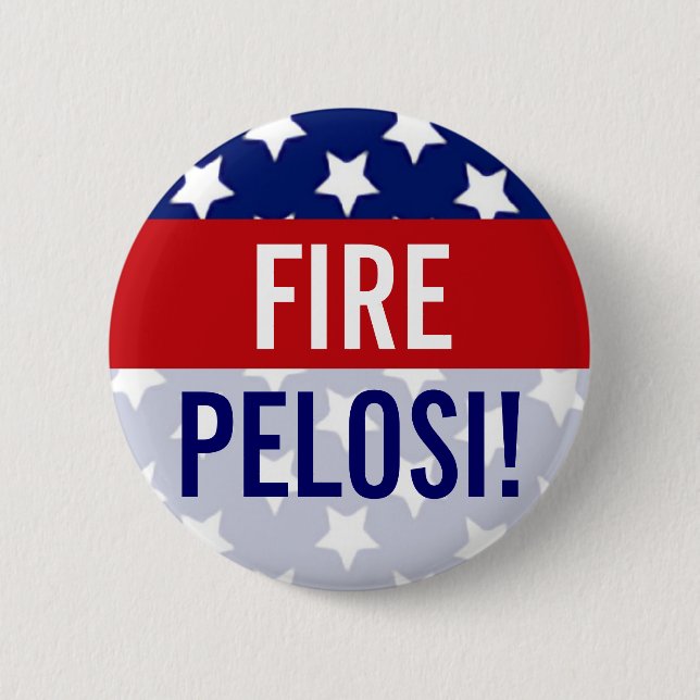 Fire Pelosi, Stars and stripes Buttons (Front)