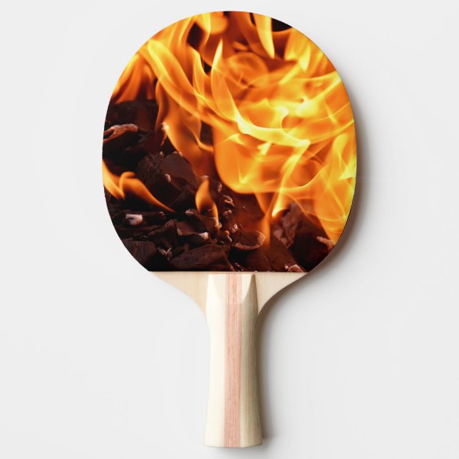 Fire Ping Pong Paddle (Front)