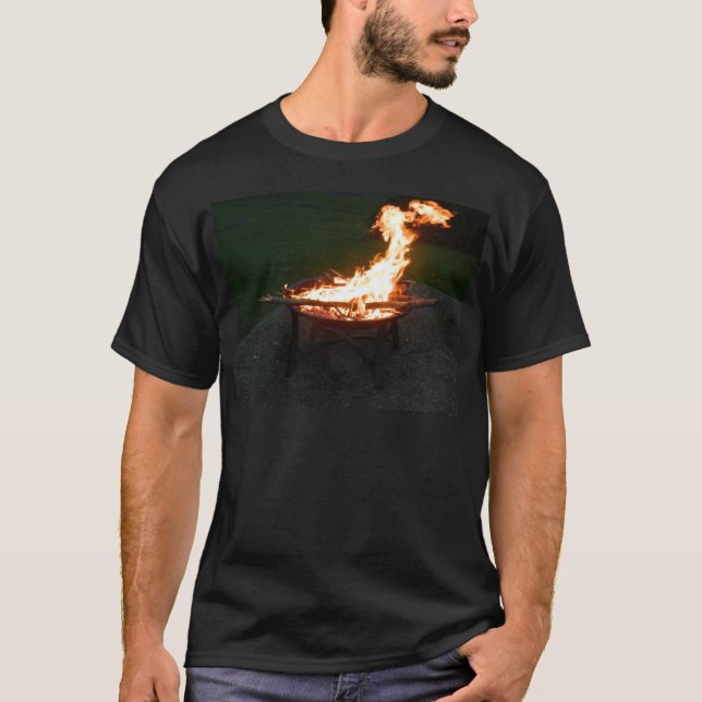 Fire pit bonfire image T-Shirt (Front)